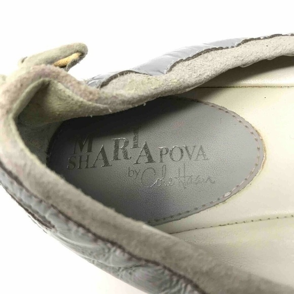 Maria Sharapova Cole Haan Ballet Flats Shoes Gray Leather 9 - Picture 7 of 8